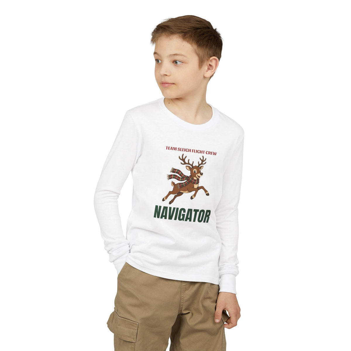 Team Sleigh Navigator Long Sleeve Lounge Tee - Kids