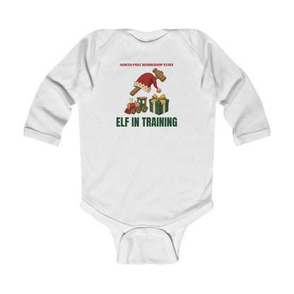 North Pole Workshop Elf in Training Bodysuit - Baby
