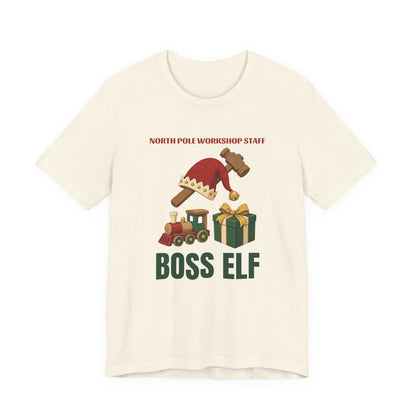 North Pole Workshop Boss Elf Tee - Adult