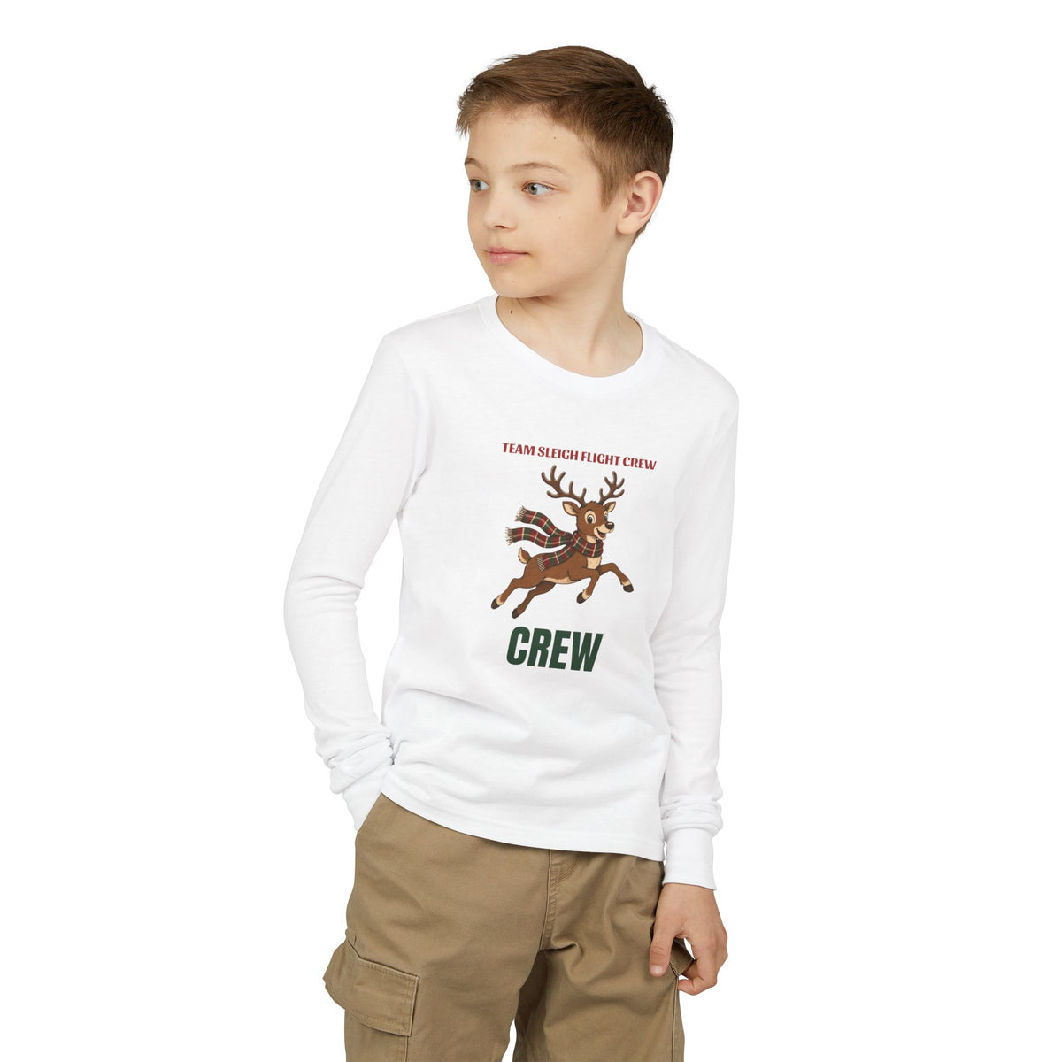 Team Sleigh Crew Long Sleeve Lounge Tee - Kids