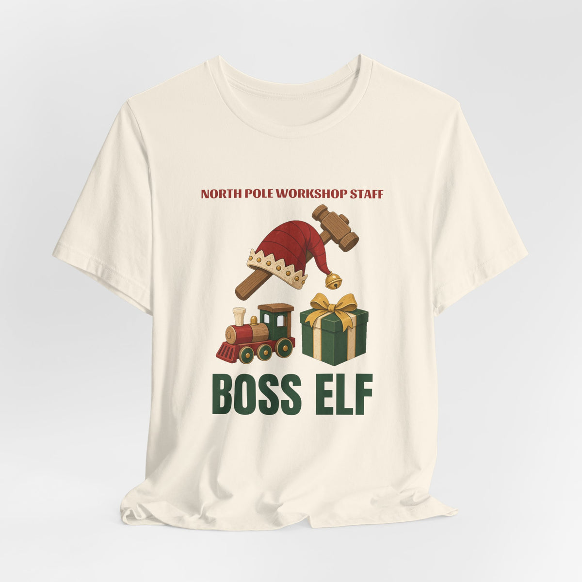 North Pole Workshop Boss Elf Tee - Adult