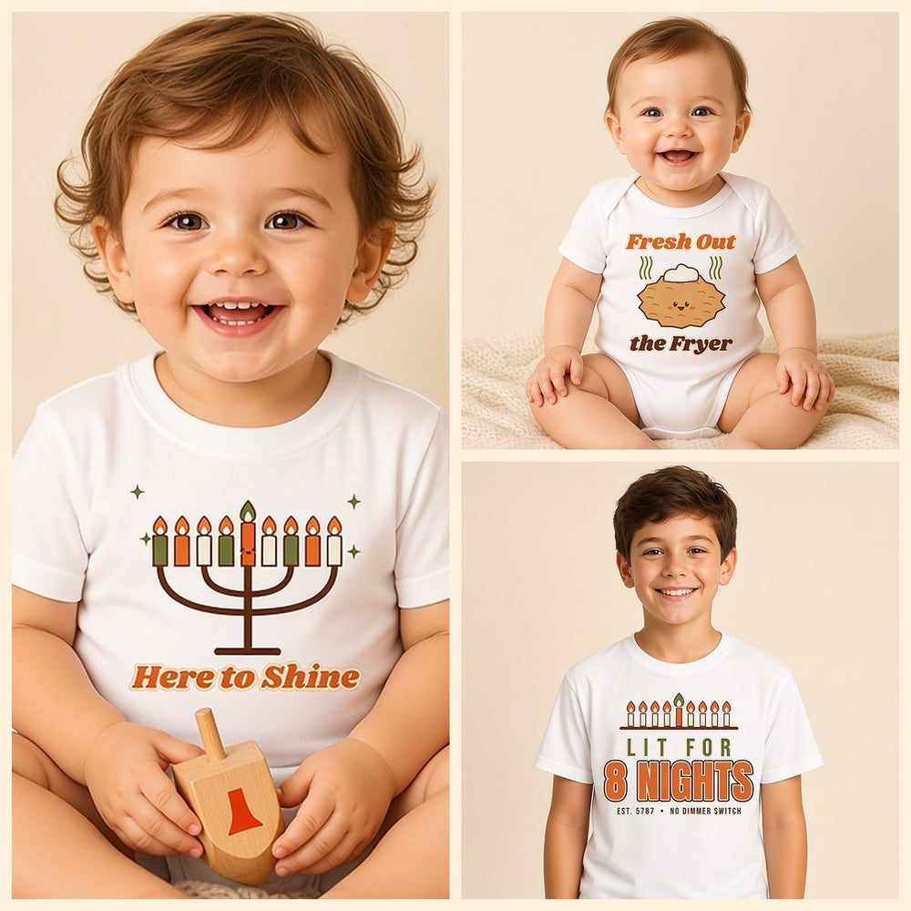 Baby, toddler and kids Hanukkah shirts – Cartsy