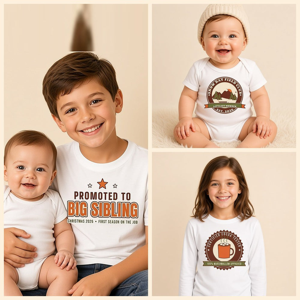 Matching sibling shirts for baby, toddler and kids – Cartsy